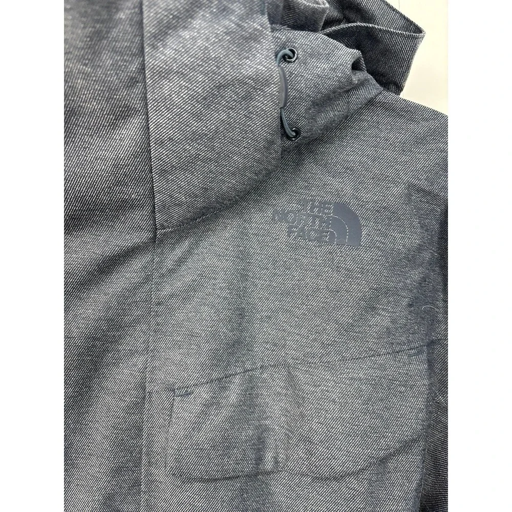 The North Face Helata Triclimate Blue/Gray Winter Jacket (women's large) - Picture 3 of 9